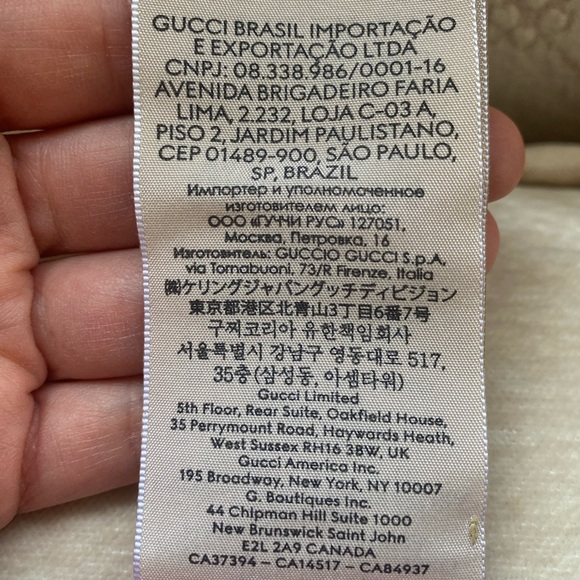 GUCCI GG SILK BOW SCARF - Picture 11 of 14